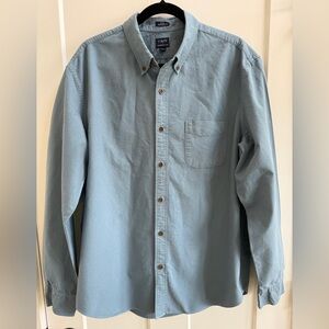 J Crew Garment Dyed Cotton Slim Untucked Oxford Shirt Size XL A6